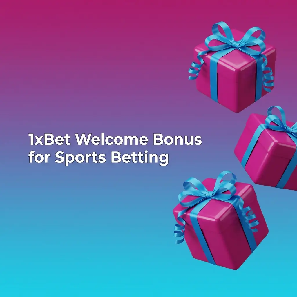 1xBet welcome bonus for sports betting offering 400% match up to 50,000 INR for new Indian players