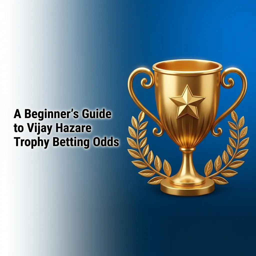 Beginner's guide to Vijay Hazare Trophy betting odds showing decimal formats, implied probability and bookmaker margins explained