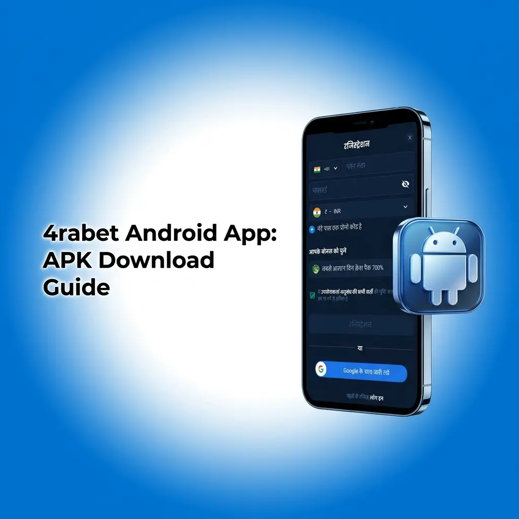 4rabet Android APK download guide for Indian users showing installation steps on Android 5.0 or higher devices
