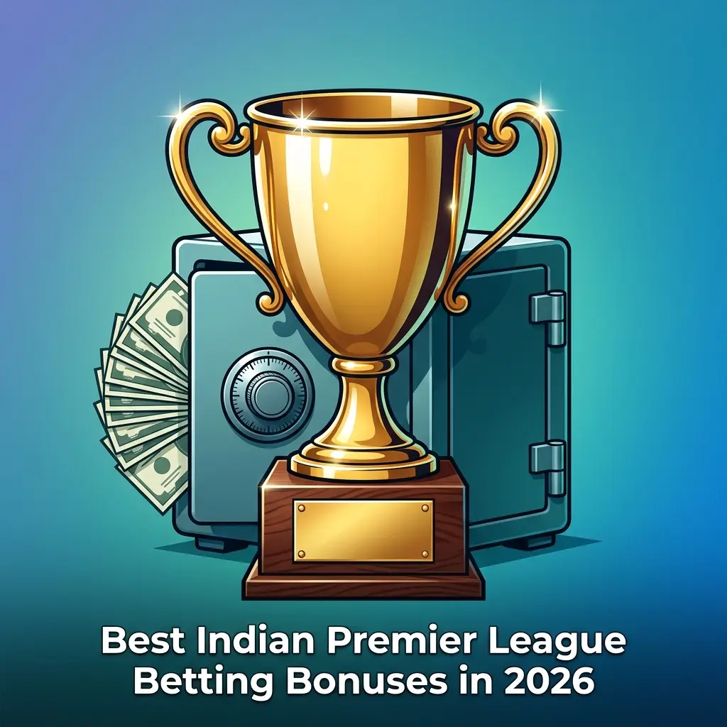 IPL 2026 betting bonuses comparison showing top sportsbook offers for Indian cricket bettors with welcome bonus details