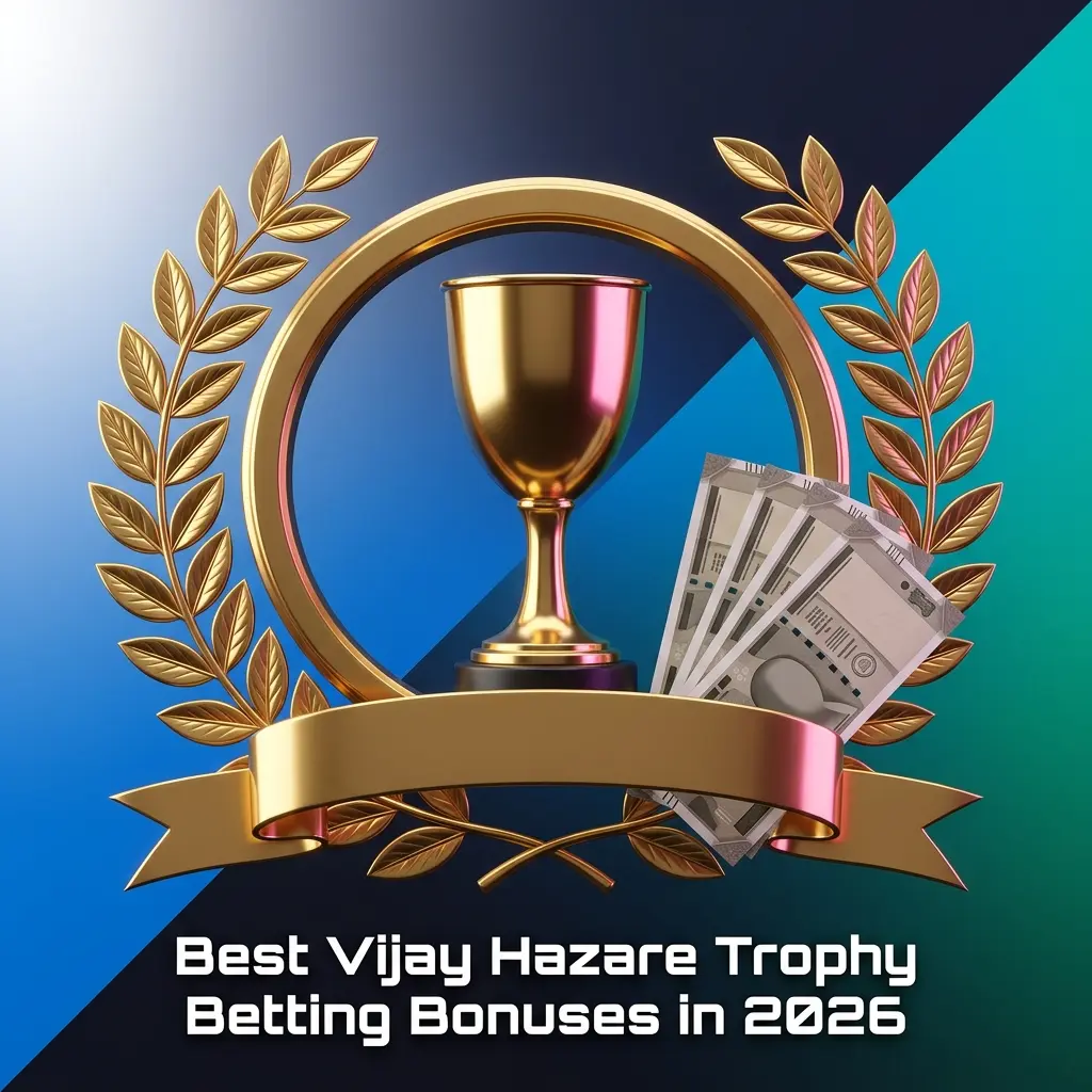 Best Vijay Hazare Trophy betting bonuses in 2026 with top offers from 4rabet, Crorebet, Batery, and Melbet for India players
