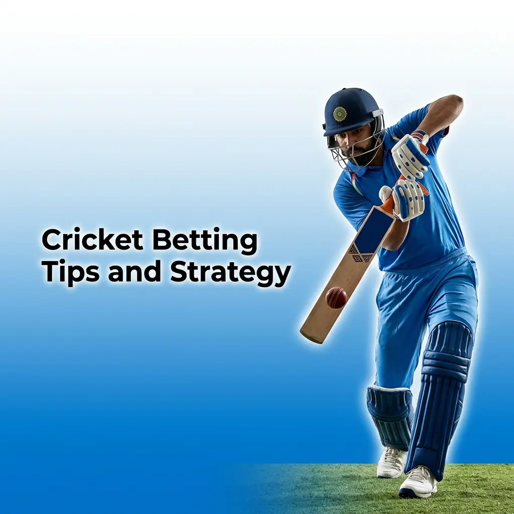Cricket betting tips and strategy guide covering toss impact, squad news, over/under markets, rain rules, and player milestones