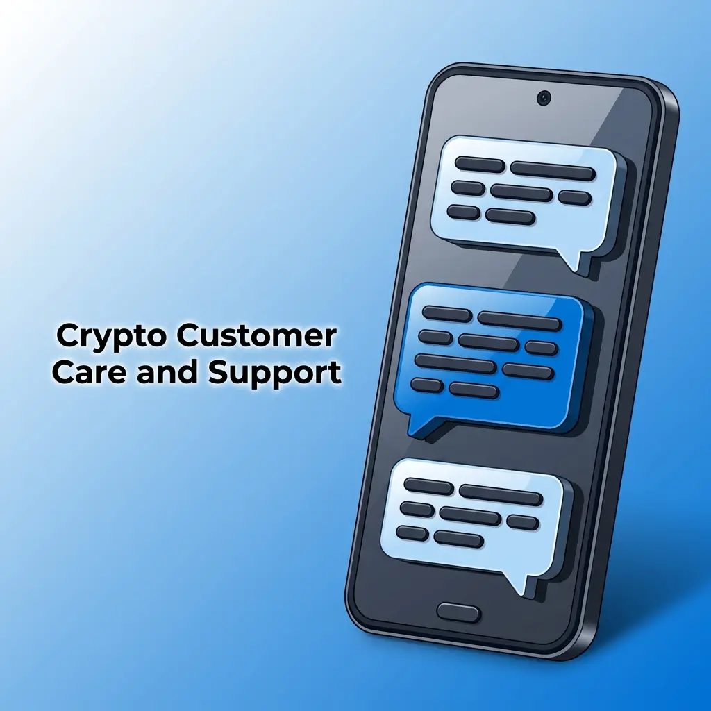 Crypto customer care support channels including Trust Wallet, WazirX, CoinDCX, and Binance India contact options