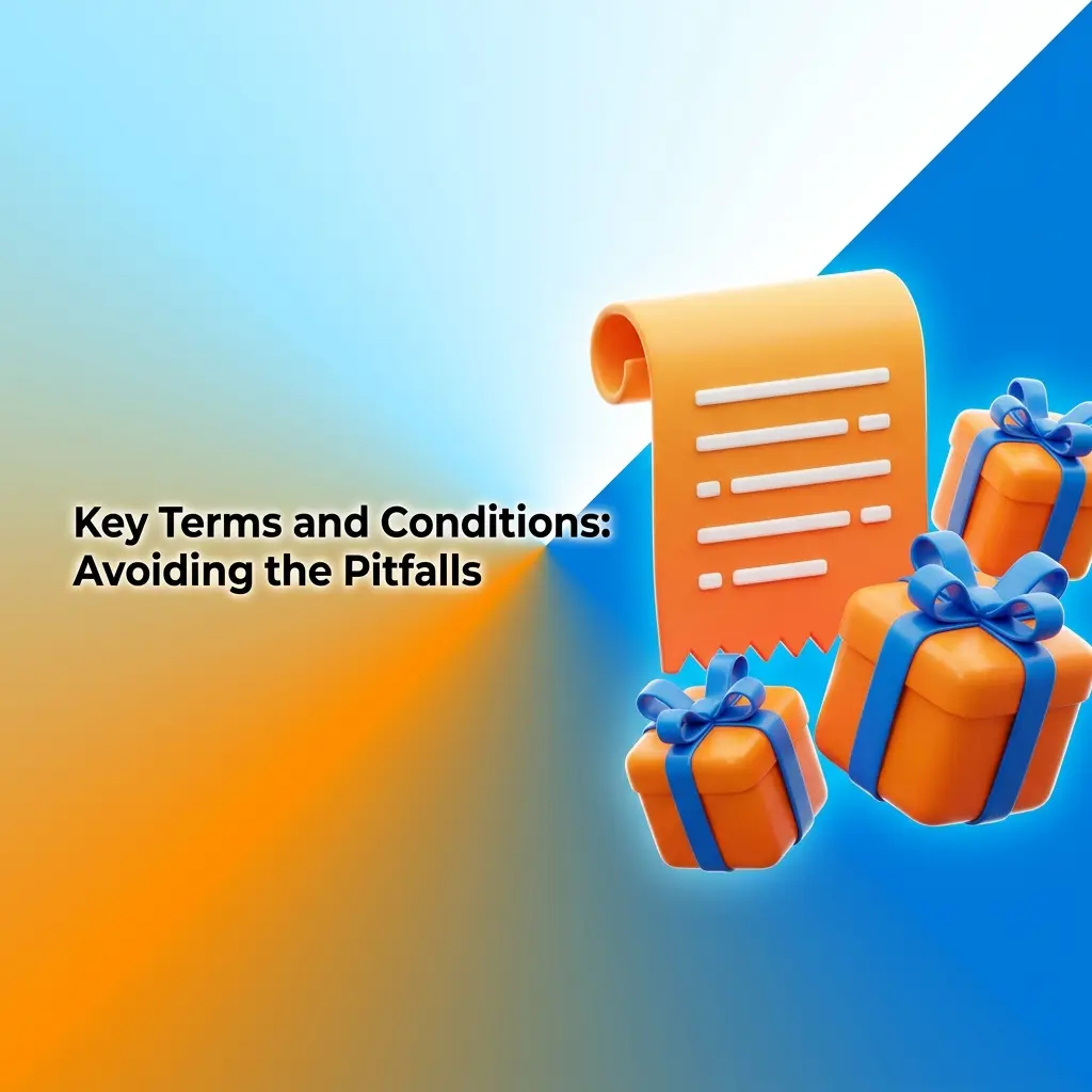 Cashback bonus terms and conditions guide showing wagering requirements, minimum odds, validity periods, and excluded markets