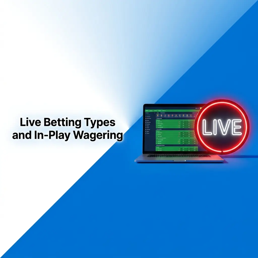 Live betting in-play wagering with continuously updating odds on match result, next scorer, and live player props
