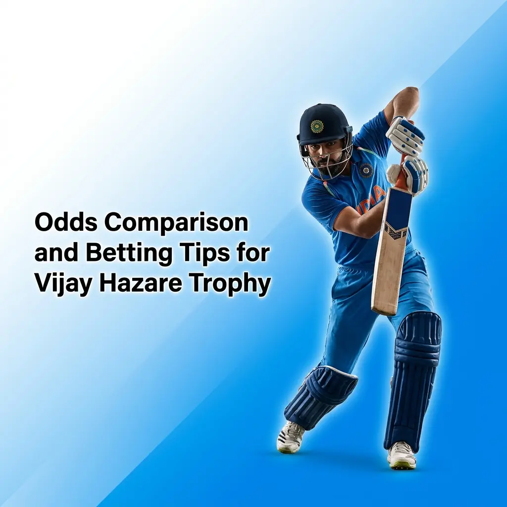 Odds comparison and betting tips for Vijay Hazare Trophy with sportsbook strategies for India-based cricket bettors