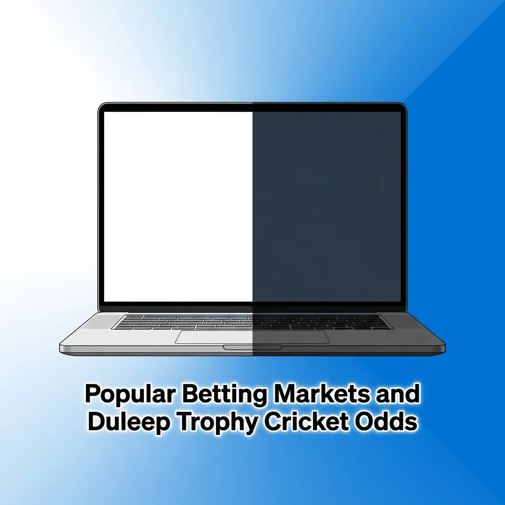 Duleep Trophy betting markets including match winner, top batsman, bowler odds, and outright series winner options