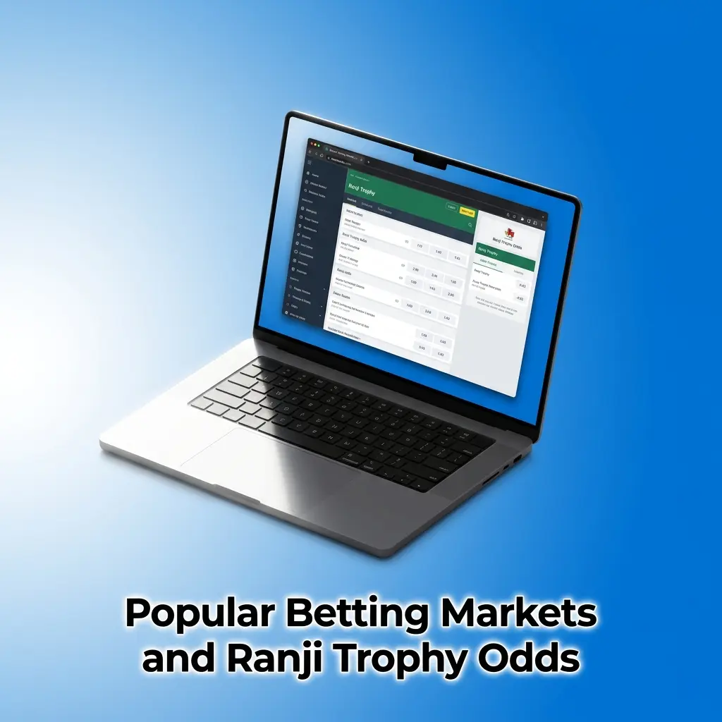 Ranji Trophy betting markets including match winner toss innings runs top batsman bowler and live in-play odds