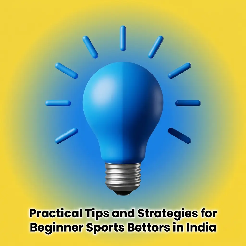 Beginner sports bettor in India reviewing bankroll management strategies and odds comparison on a laptop