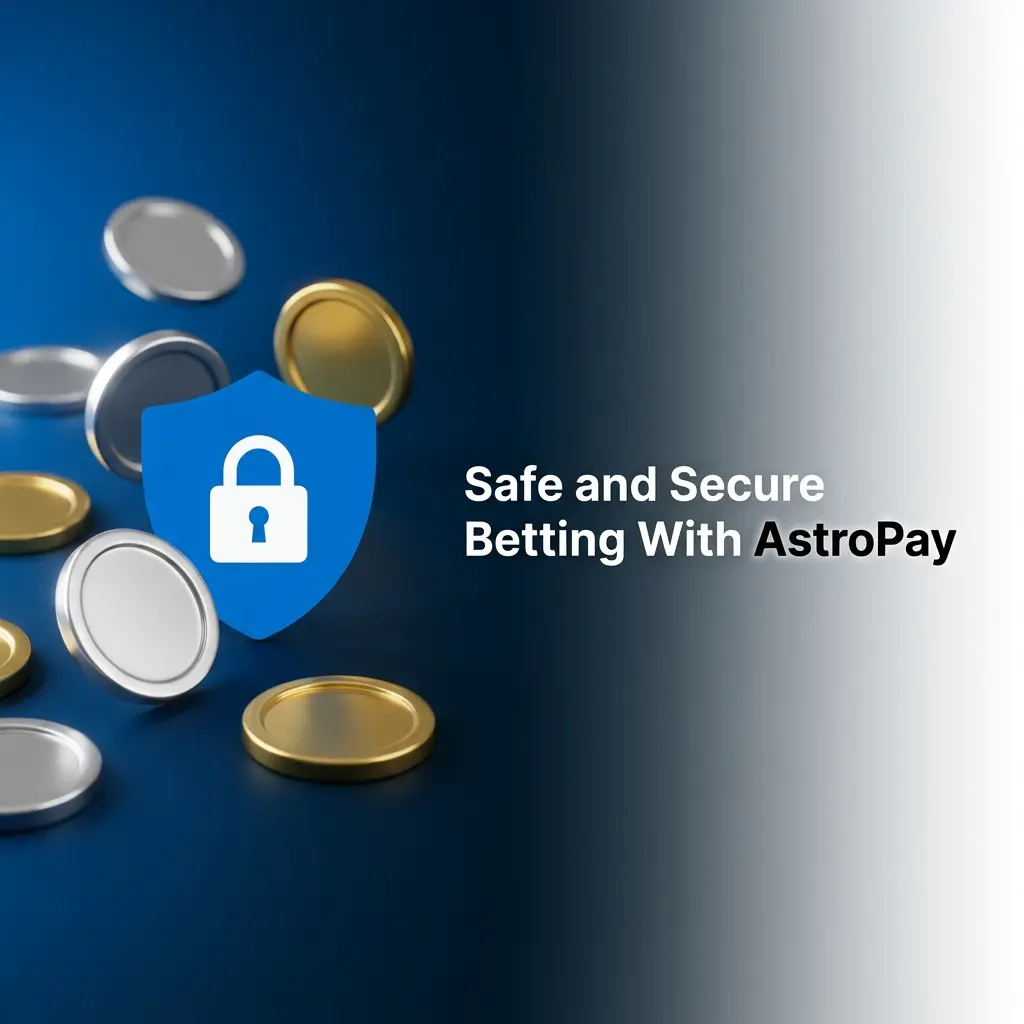 AstroPay secure betting with 256-bit SSL encryption, two-factor authentication, and biometric login on licensed sportsbooks