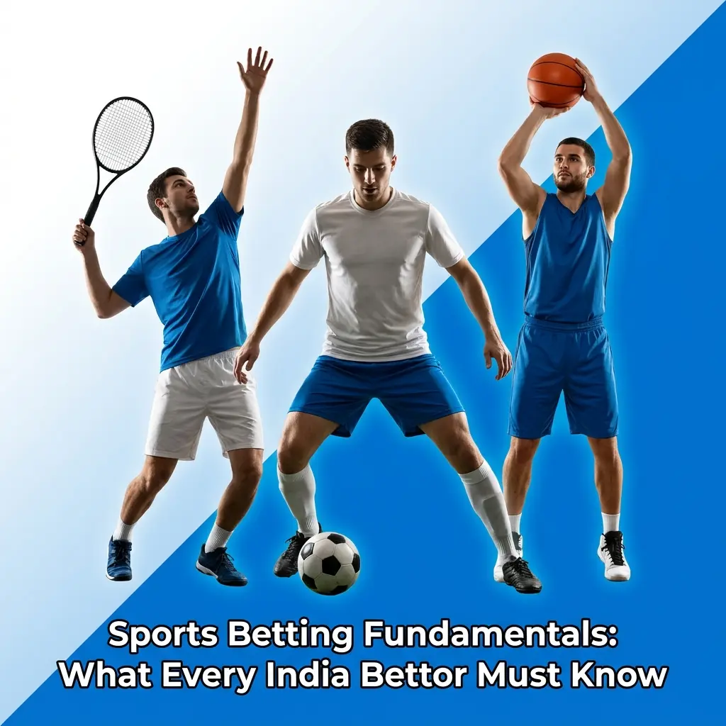 Sports betting fundamentals guide for Indian bettors showing odds formats, bookmaker margins, and implied probability explained