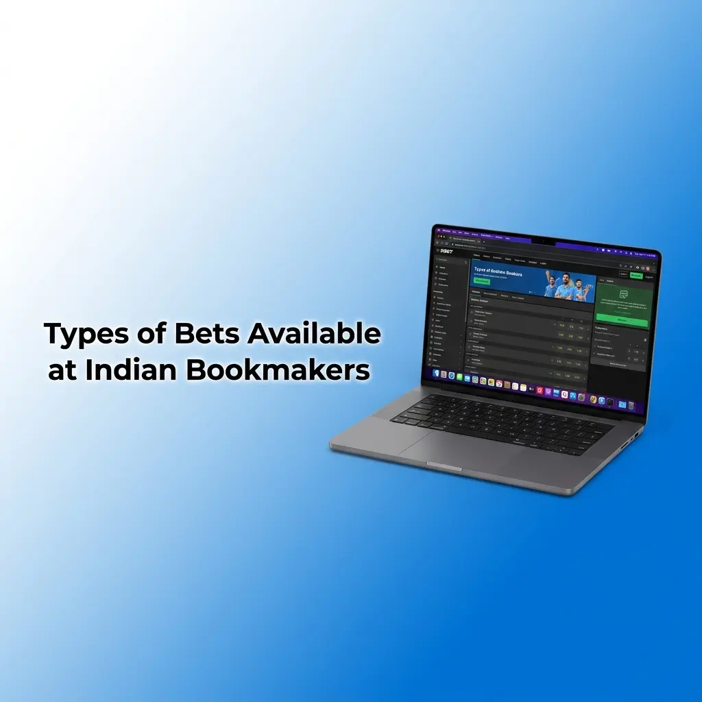 Diagram comparing single bets, parlays, and system bets available at Indian bookmakers with examples in INR