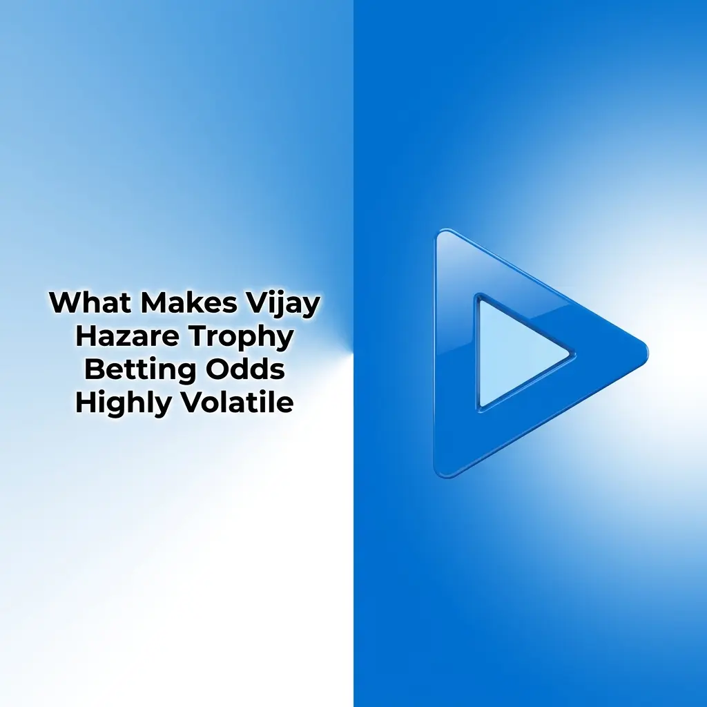 Vijay Hazare Trophy betting odds volatility driven by dew, toss results, pitch reports and player availability across Indian venues