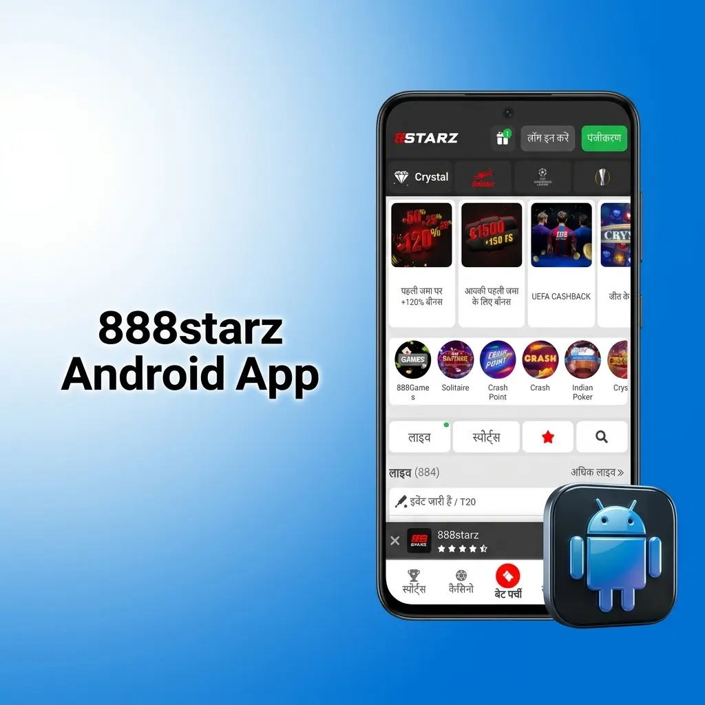 888starz Android APK download page showing installation steps for Android 5.0 and above devices