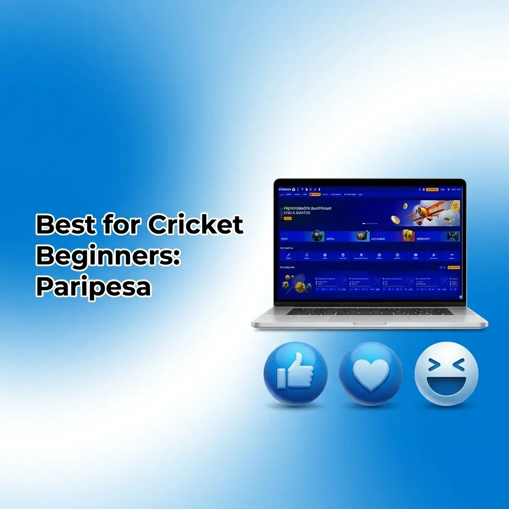 Paripesa cricket betting platform showing IPL and T20 markets with UPI deposit option for beginners in India