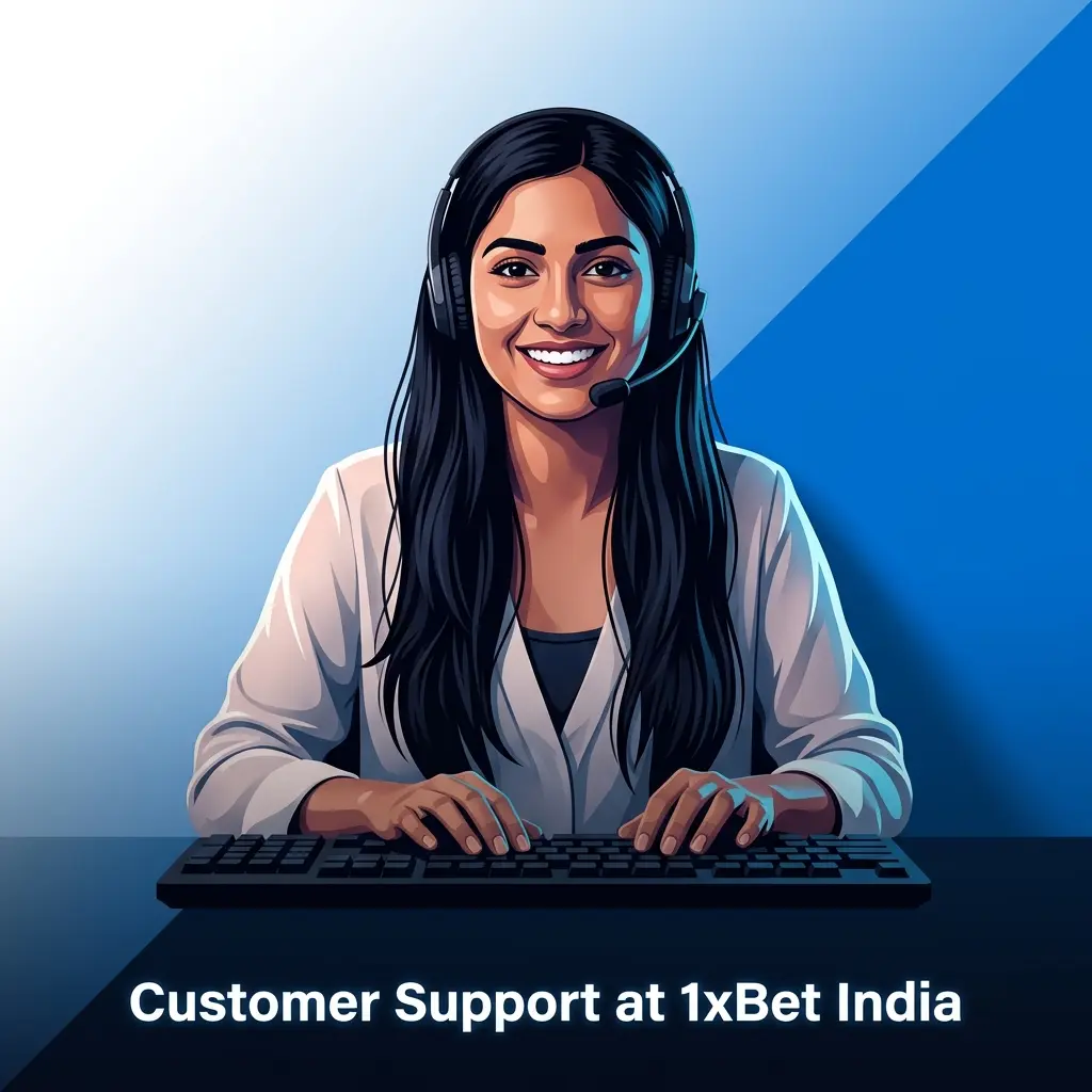1xBet India customer support channels including live chat, email, phone, and Telegram available 24/7 in Hindi and English
