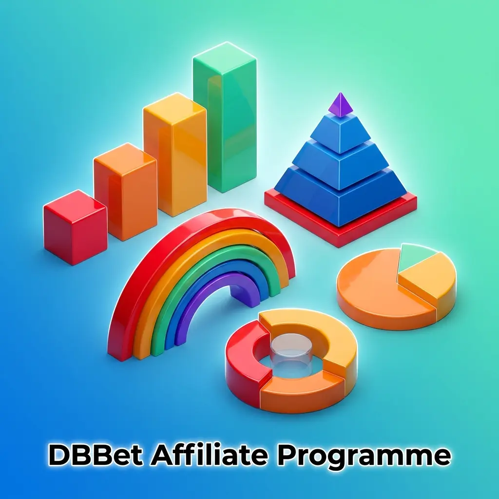 DBBet affiliate programme dashboard showing revenue share commissions, tracking links, and earnings for India-based partners
