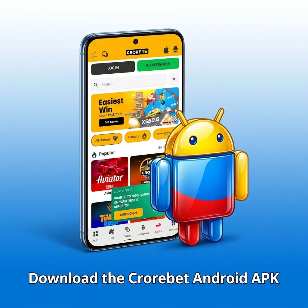 Crorebet Android APK download guide for Samsung Xiaomi Realme OnePlus devices running Android 5.0 or higher