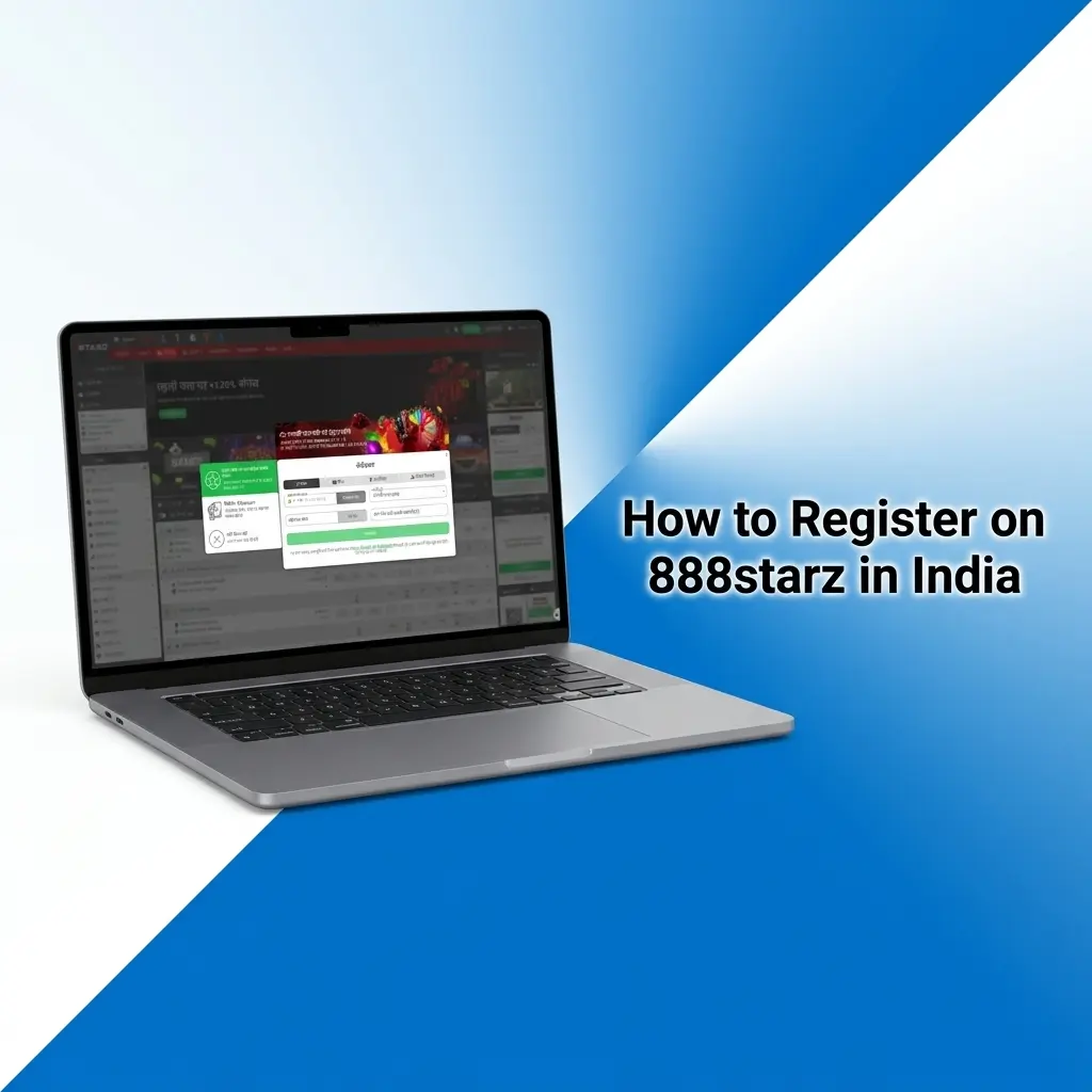 Step-by-step guide to register on 888starz in India via email, phone, or social login to access sports betting and casino games