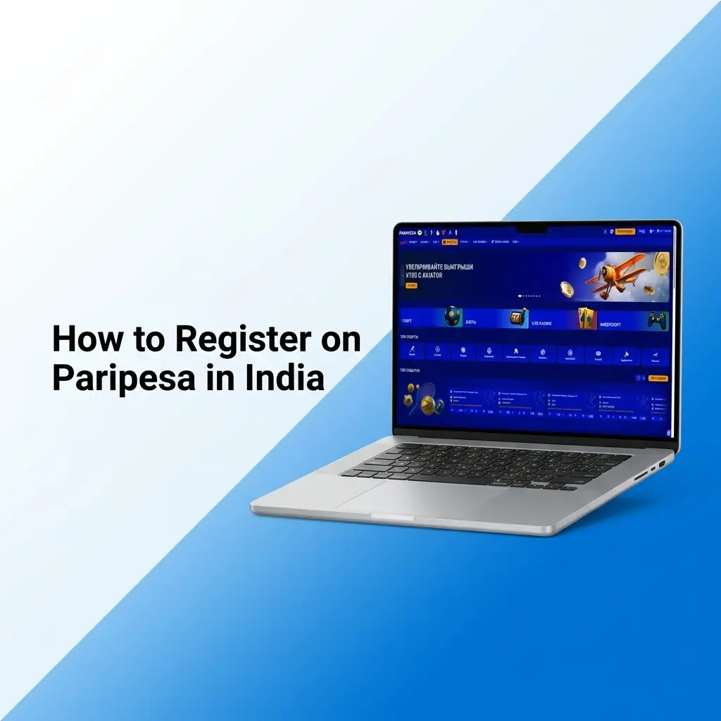 Step-by-step Paripesa registration process in India showing sign-up options via email, phone, or one-click method