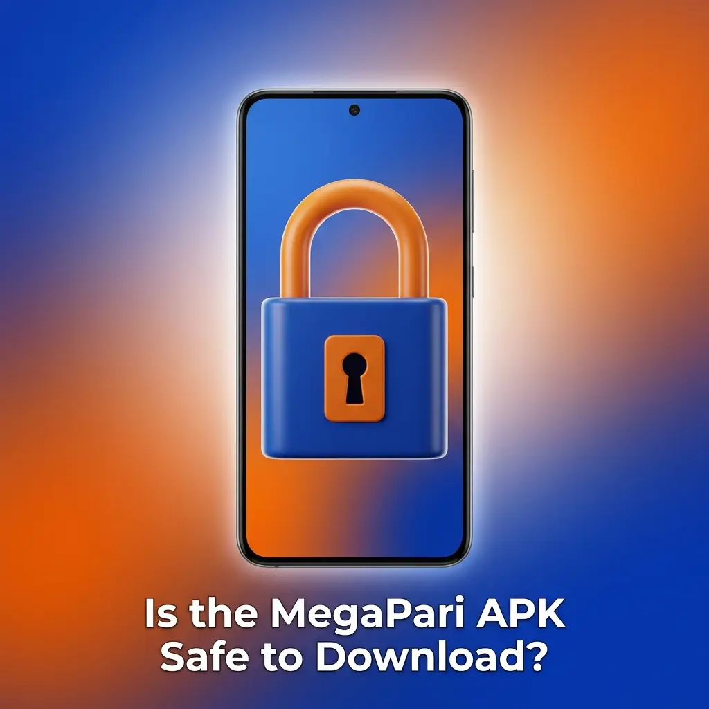 MegaPari APK safe download with Curaçao Gaming Authority licence, SSL encryption, and two-factor authentication security