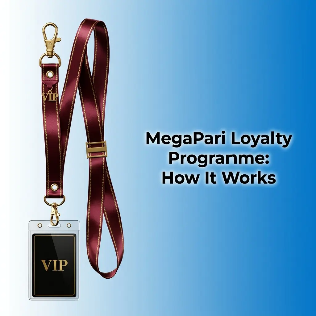 MegaPari VIP loyalty programme tiers showing Comp Points system for Indian players across Bronze to Diamond levels