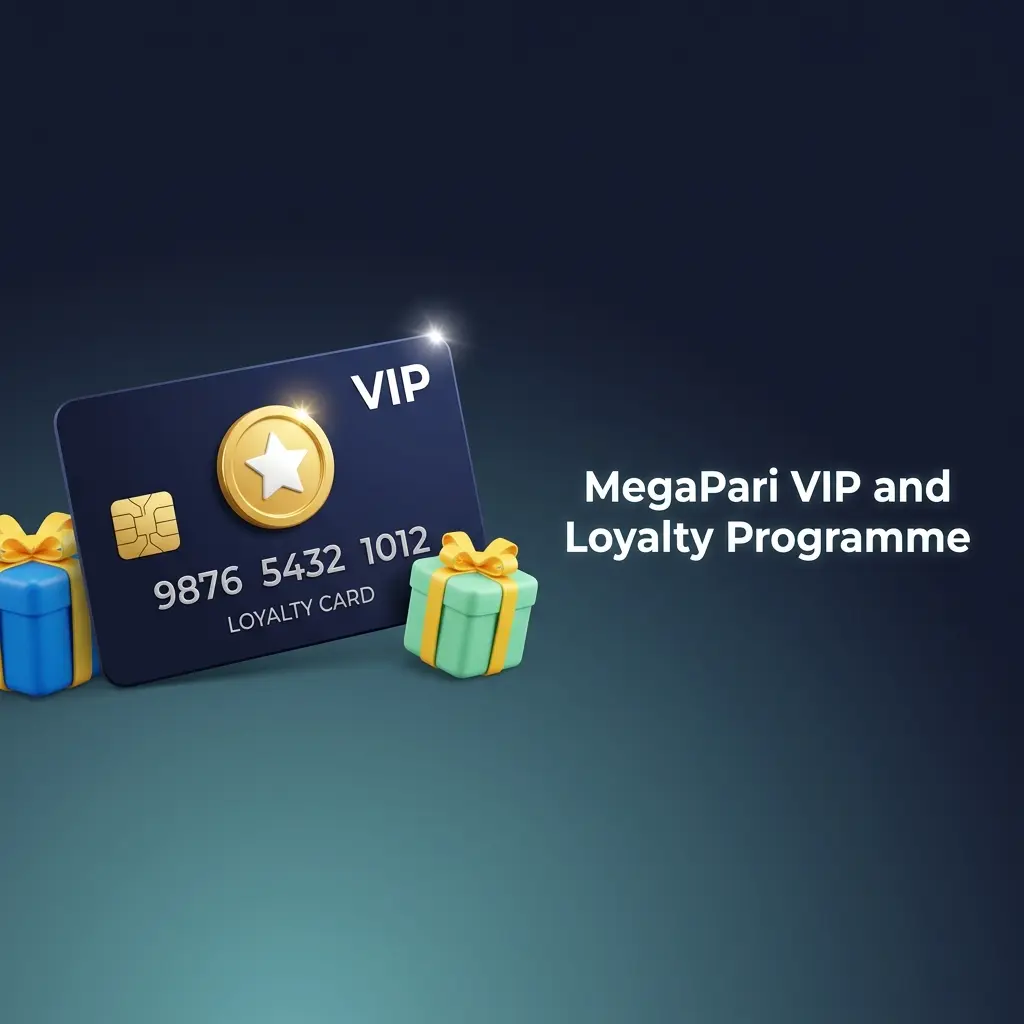 MegaPari VIP loyalty programme tiers showing rewards from beginner to Elite status for Indian players betting on cricket and IPL
