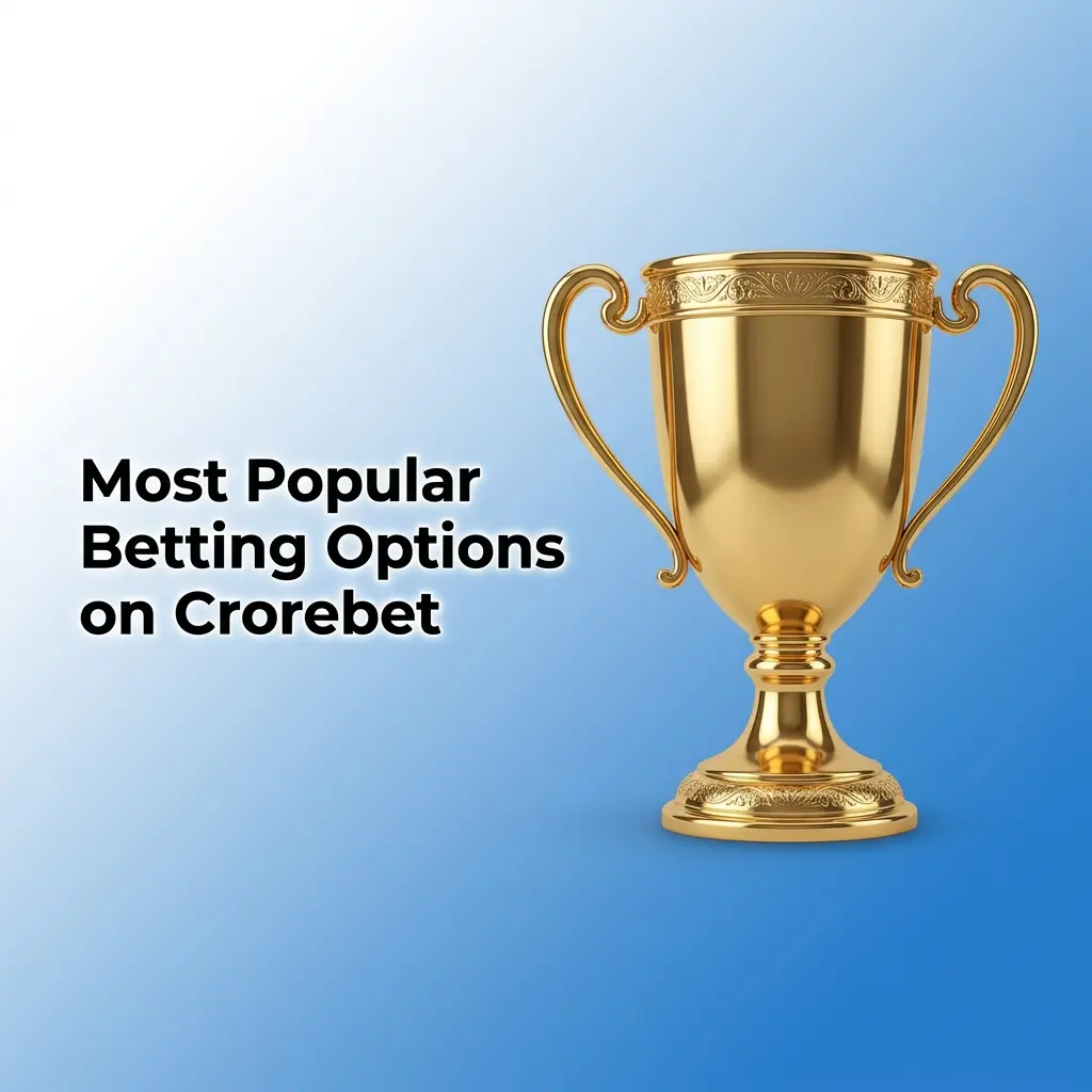 Crorebet popular betting options including pre-match, live, accumulator, handicap, and prop markets for Indian sports