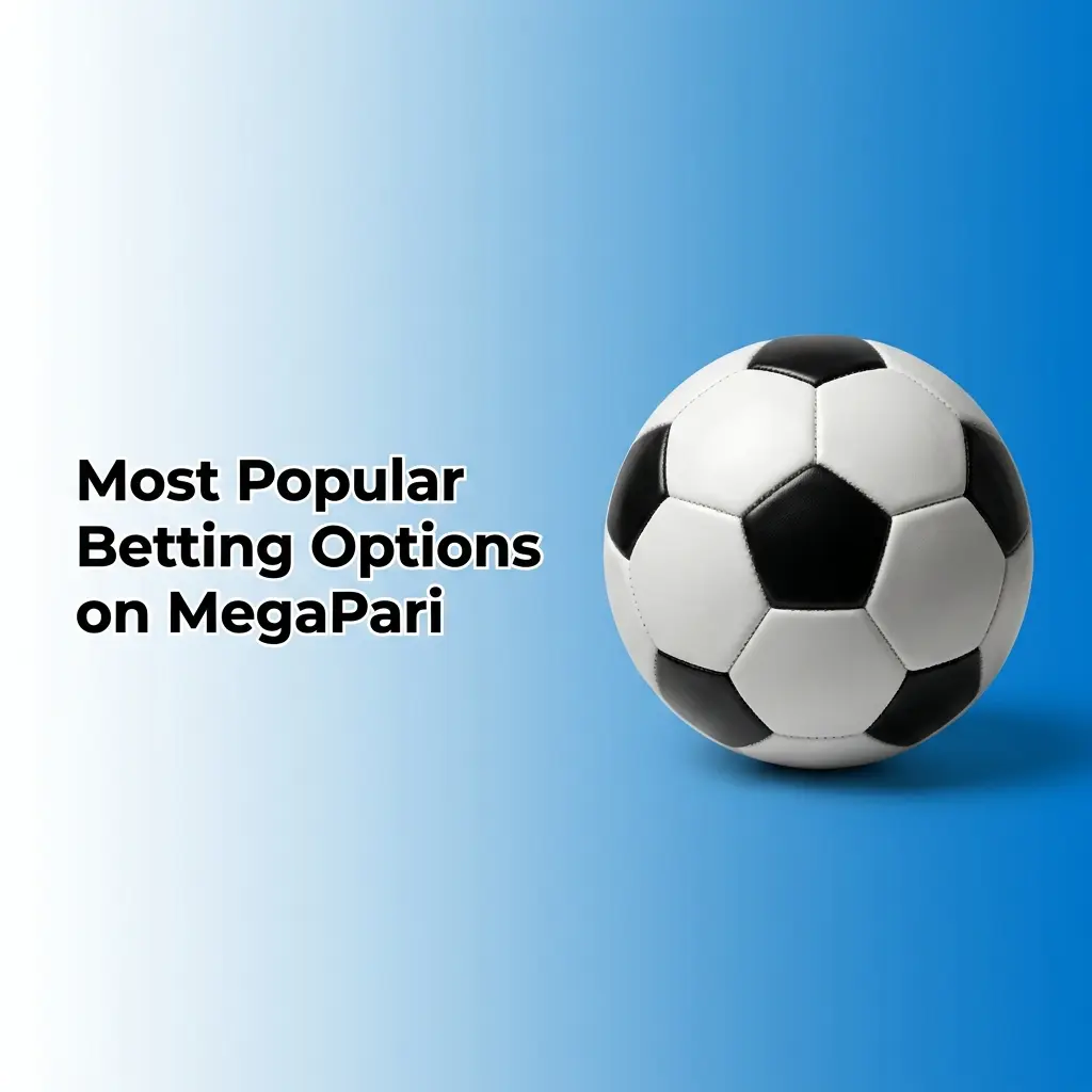 MegaPari betting options including pre-match, live, accumulator, system, and handicap markets for Indian bettors