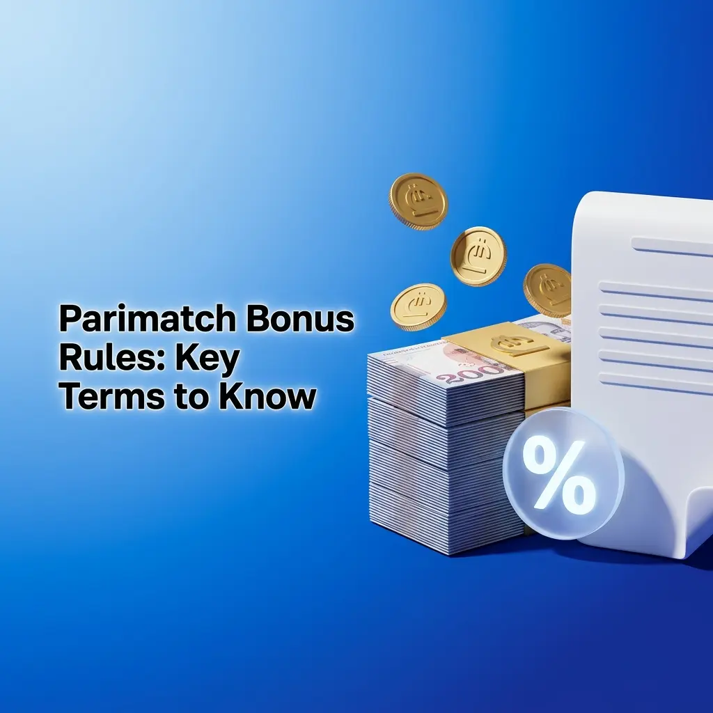 Parimatch sports welcome bonus key terms showing 150% deposit match up to ₹20,000 with 5x wagering requirements