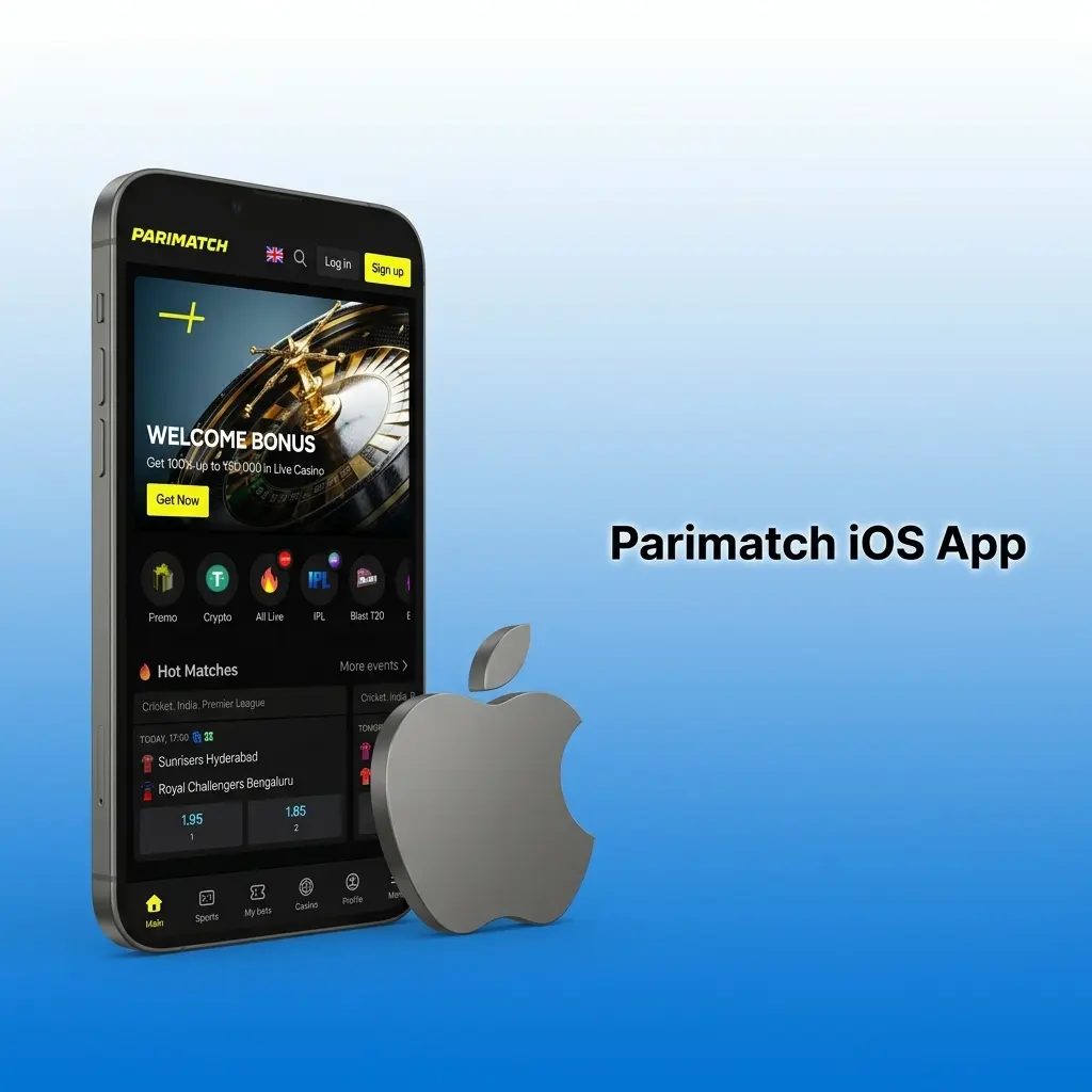 Parimatch iOS app download page on Apple App Store for iPhone and iPad running iOS 12.0 or later