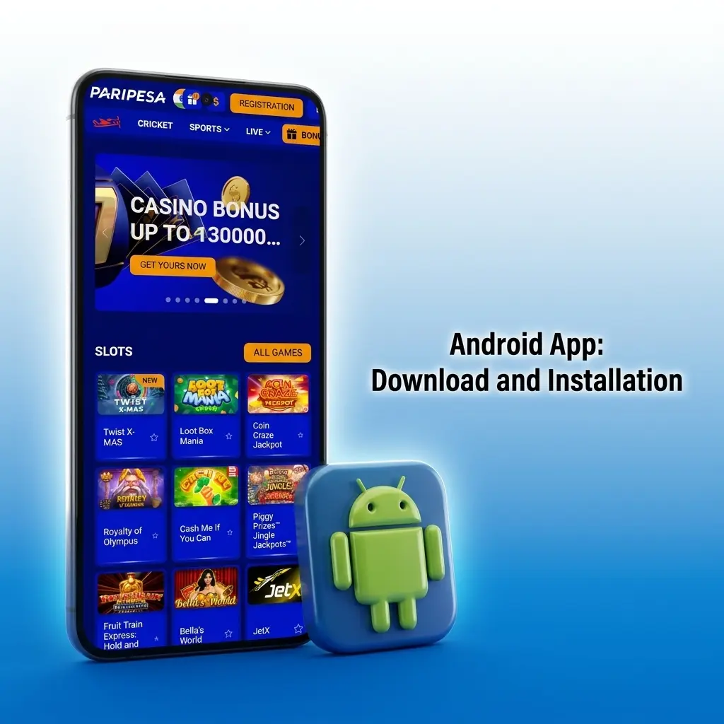 Paripesa Android APK download and installation guide for devices running Android 5.0 or higher