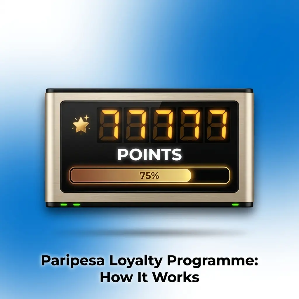 Paripesa tiered VIP loyalty programme showing point accumulation, tier levels, cashback rewards, and sports betting benefits