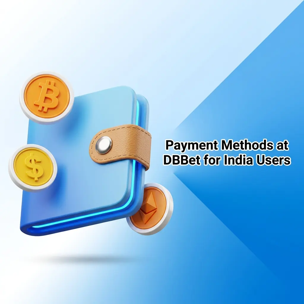 DBBet payment methods for India users including UPI, Skrill, Neteller, and ecoPayz with INR support