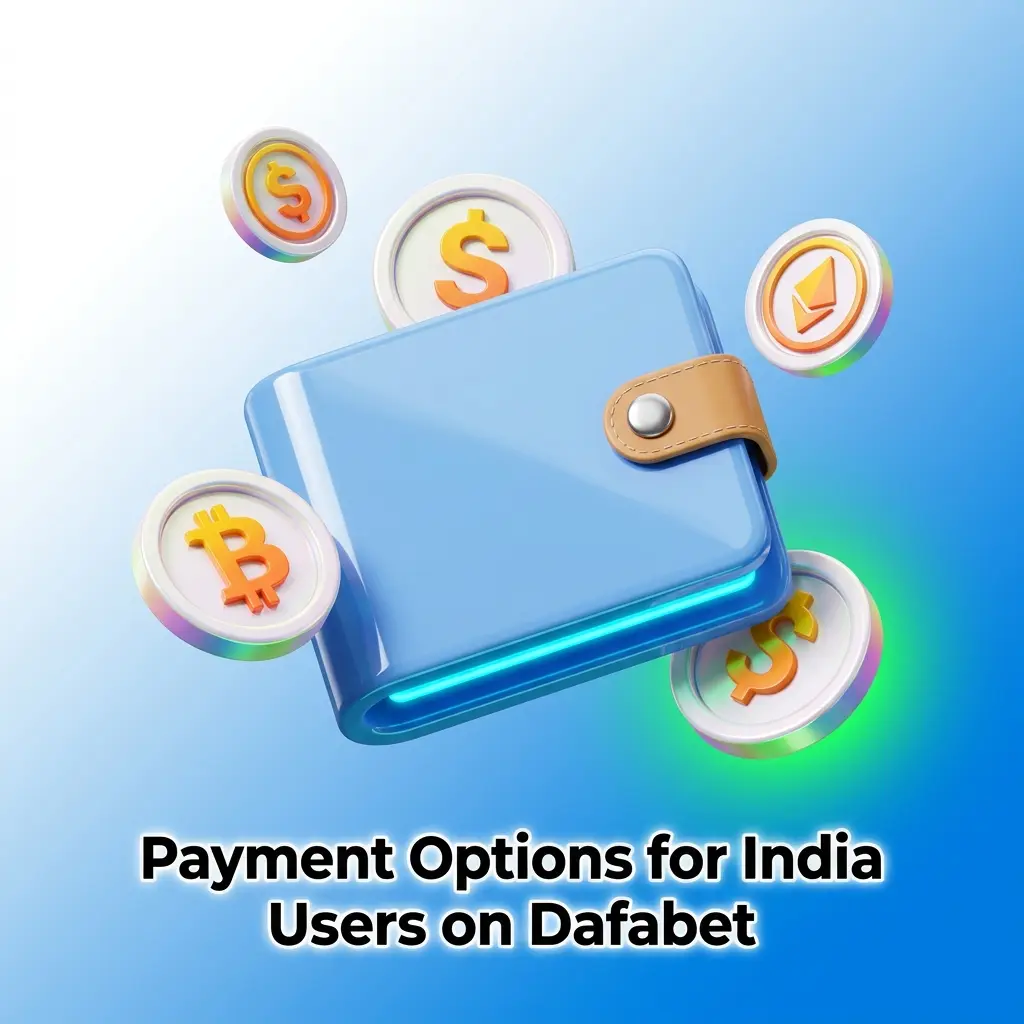 Dafabet India payment options including UPI, bank transfer, crypto, and e-wallets for INR deposits and withdrawals