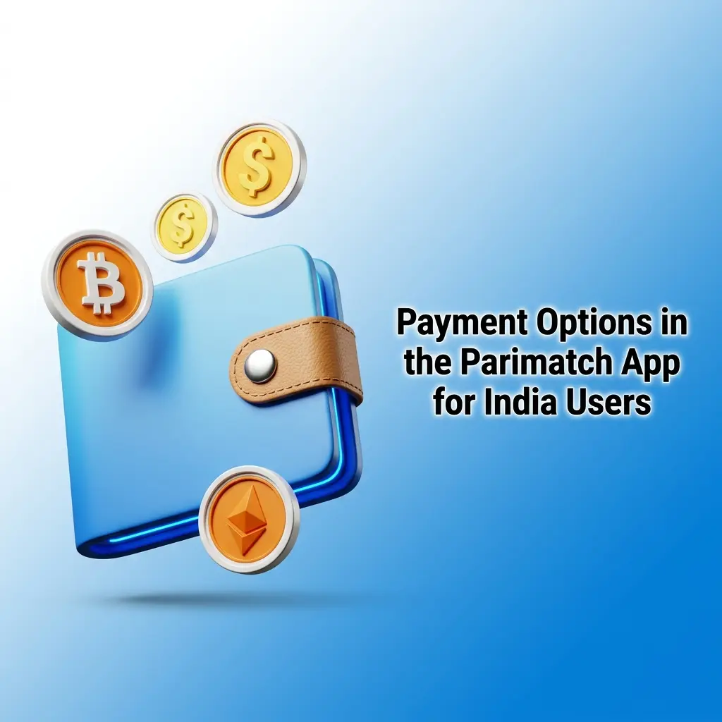 Parimatch app payment options for India users showing UPI, PhonePe, PayTM and crypto methods with deposit and withdrawal details