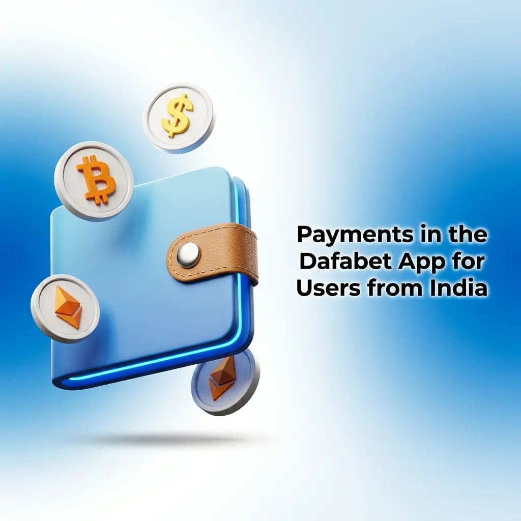 Dafabet app payment options for Indian users including UPI, bank transfer, and crypto with 1,000 INR minimum