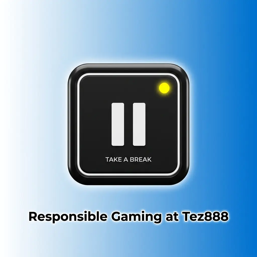 Tez888 responsible gaming tools including deposit limits, self-exclusion, session limits, and minor protection for Indian users