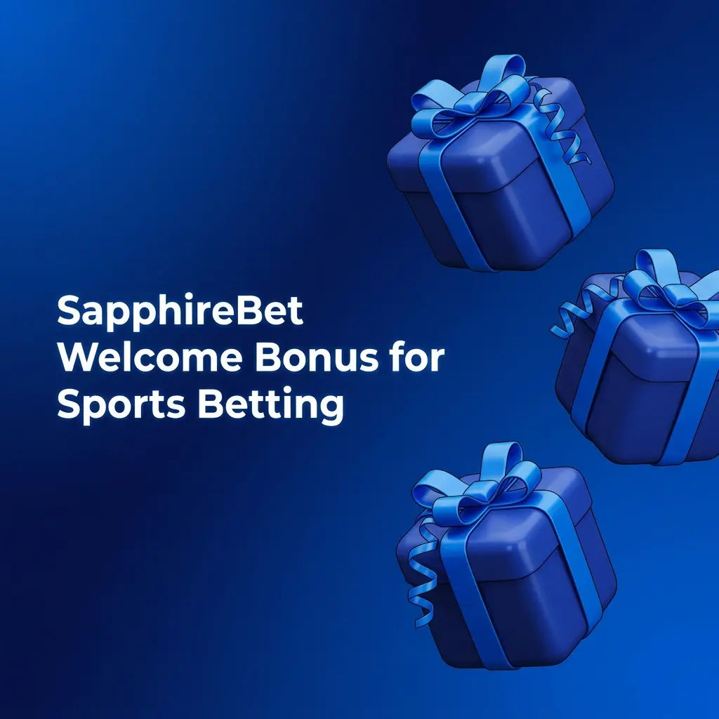 SapphireBet welcome bonus 100% deposit match up to ₹10,948.79 for sports betting on IPL, Premier League & FIFA