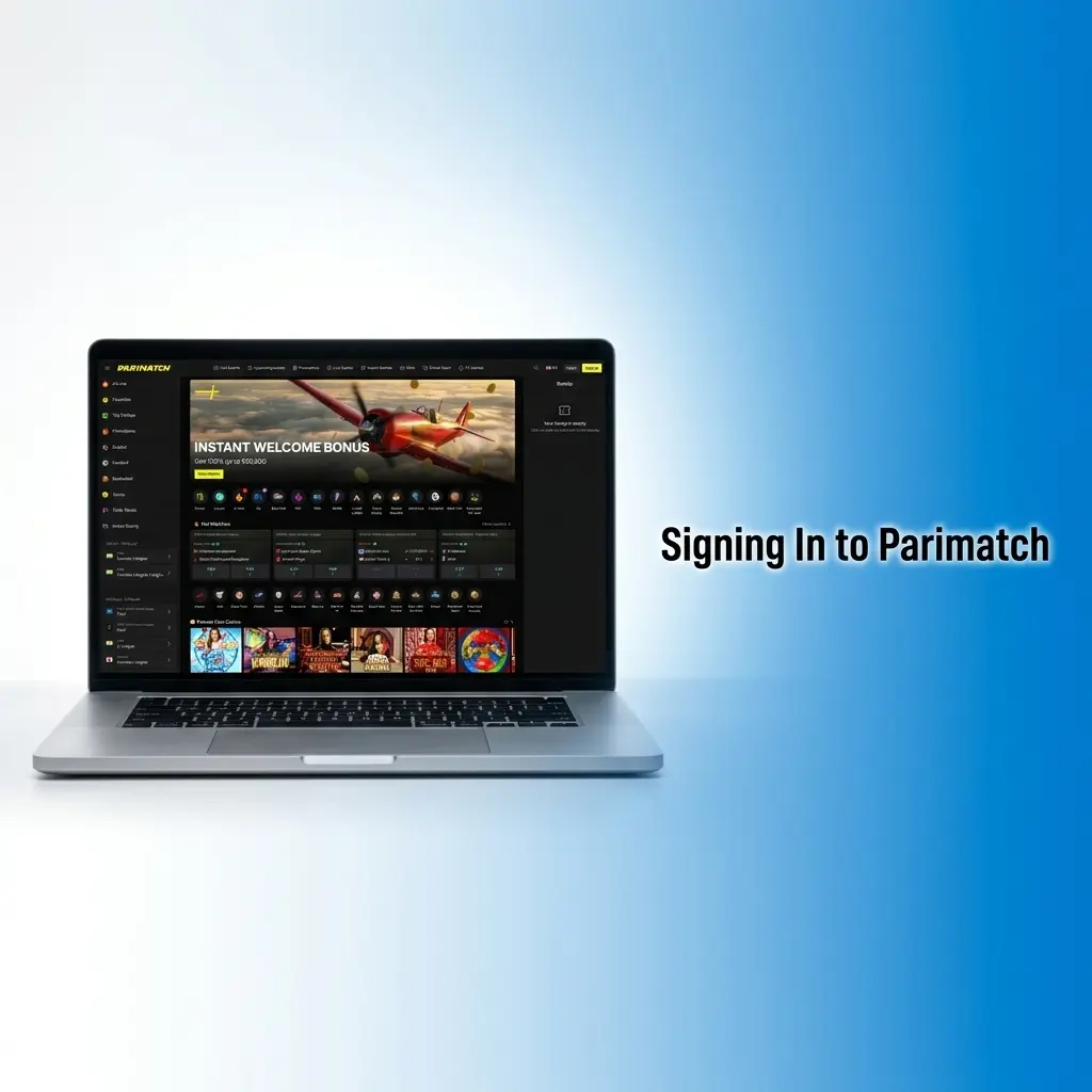 Parimatch login page on desktop and mobile with SSL encryption and two-factor authentication security features
