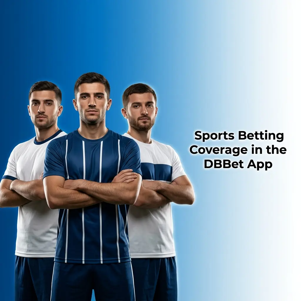 DBBet app sports betting coverage showing cricket, football, kabaddi, esports and live betting markets for Indian users