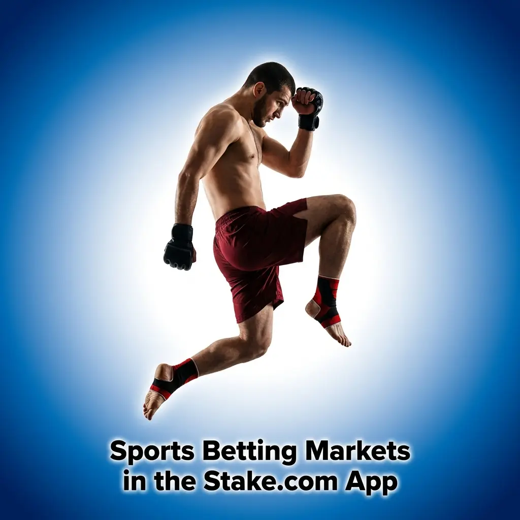 Stake.com app sports betting markets showing cricket, football, kabaddi and esports options for Indian users