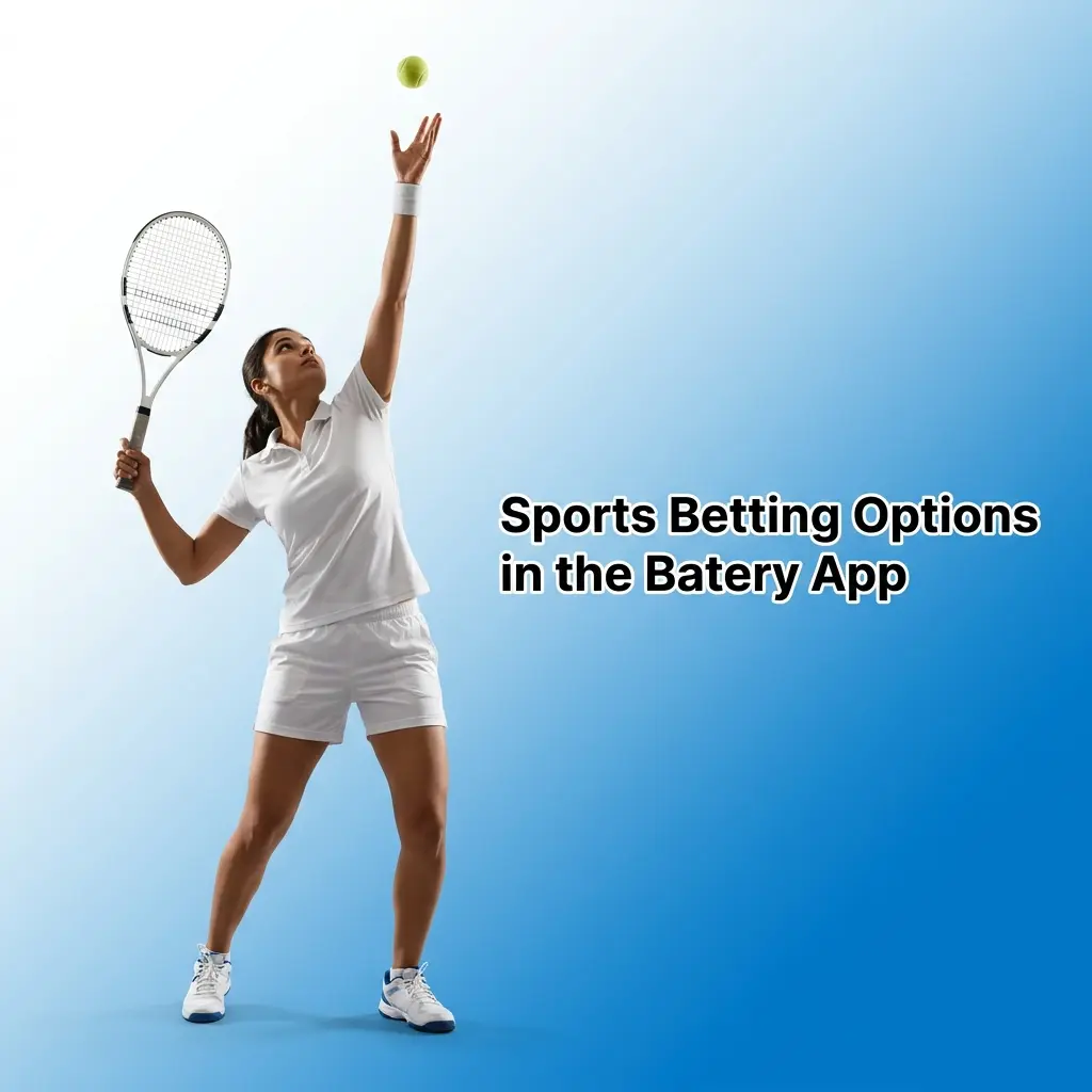 Batery app sports betting interface showing cricket, football, kabaddi and esports markets with live and pre-match options