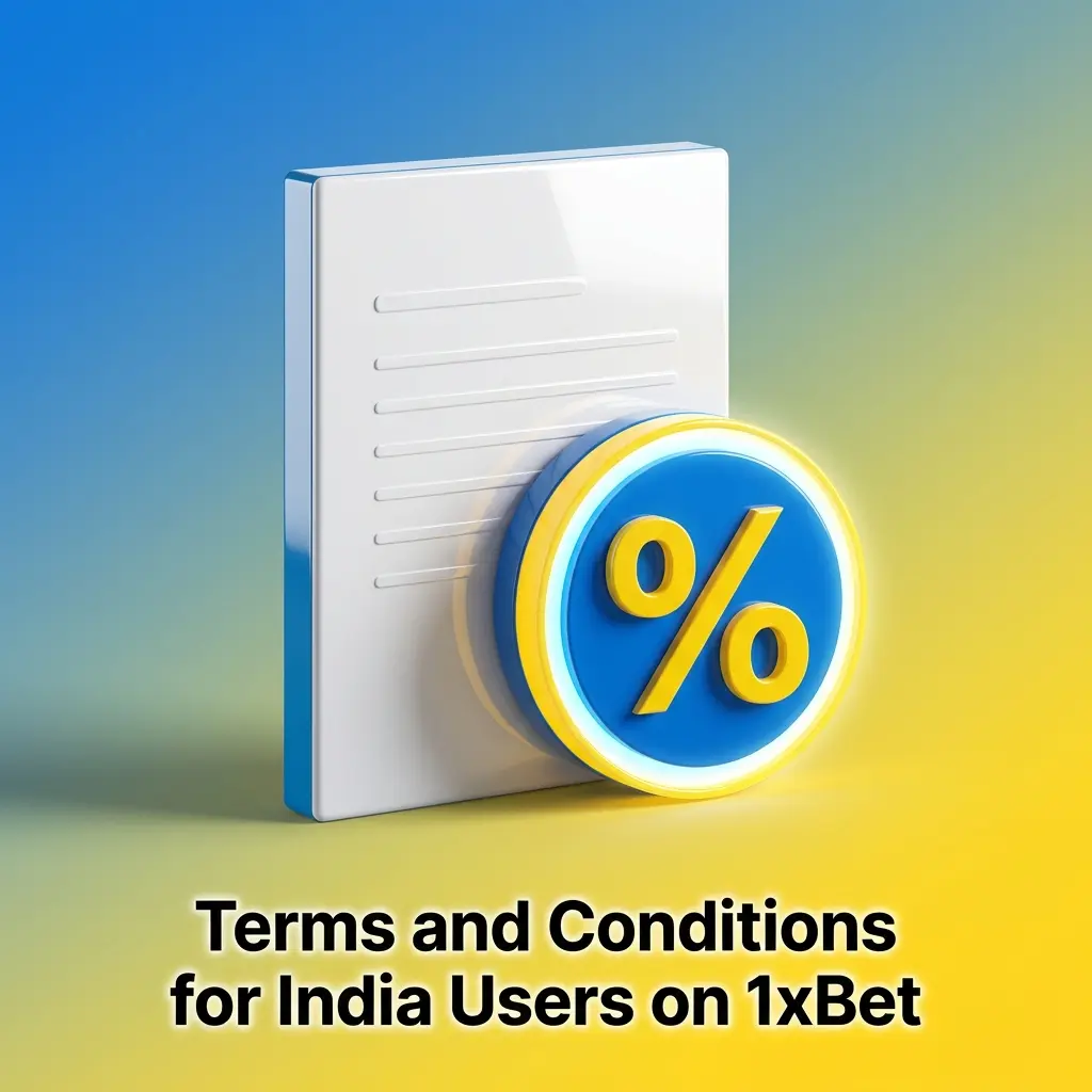 1xBet terms and conditions for India users covering eligibility, bonuses, KYC, withdrawals, and governing law