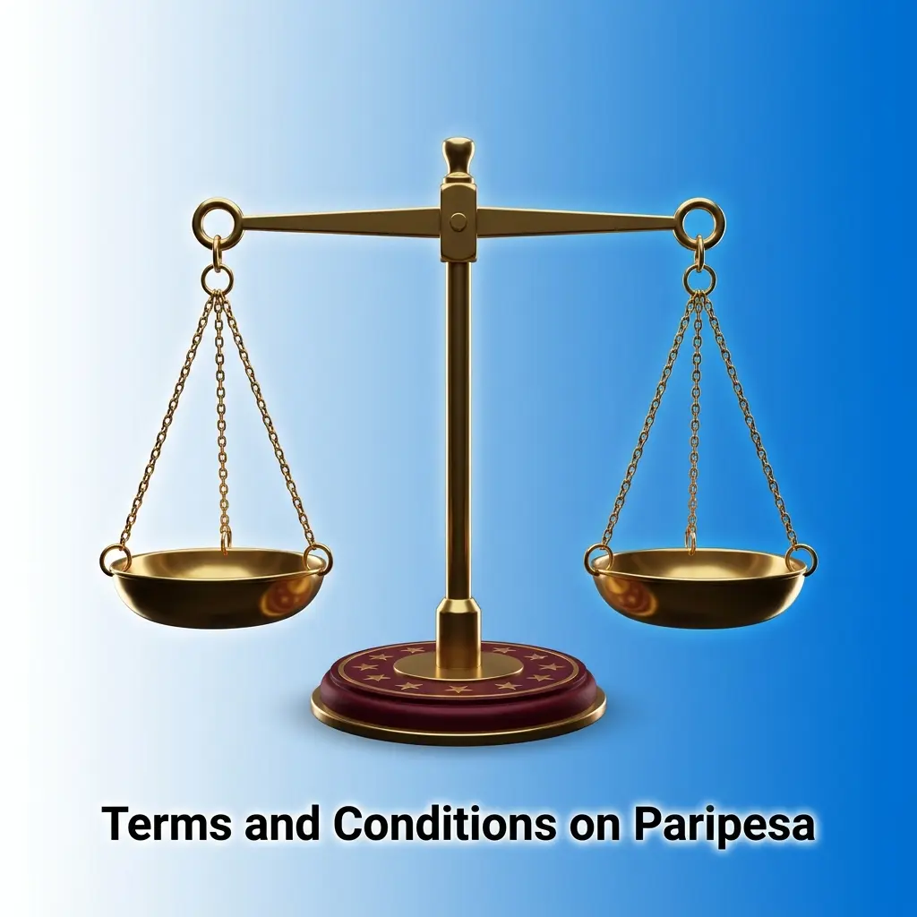 Paripesa terms and conditions covering account rules, bonus wagering, age limits, KYC, and VPN restrictions for India users