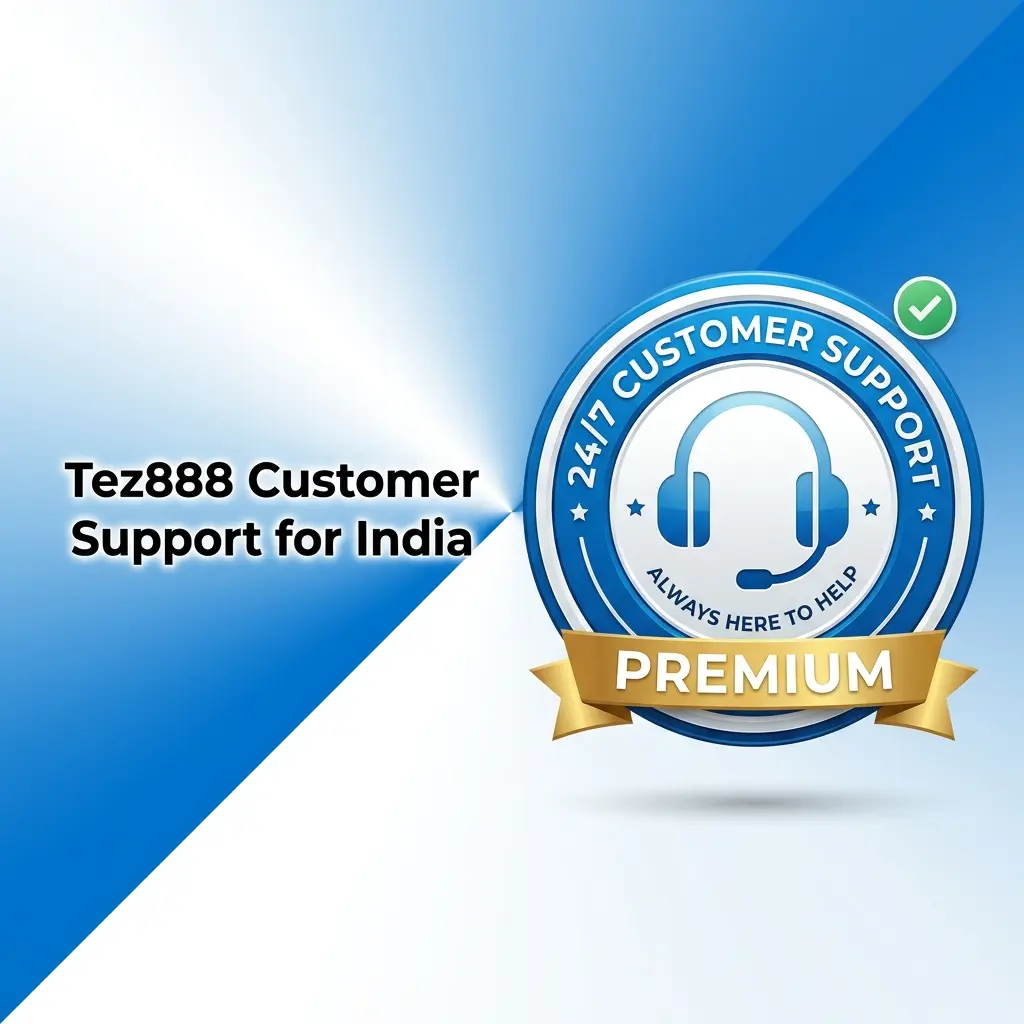 Tez888 India customer support channels including live chat, email, and Telegram available 24/7 in Hindi and English