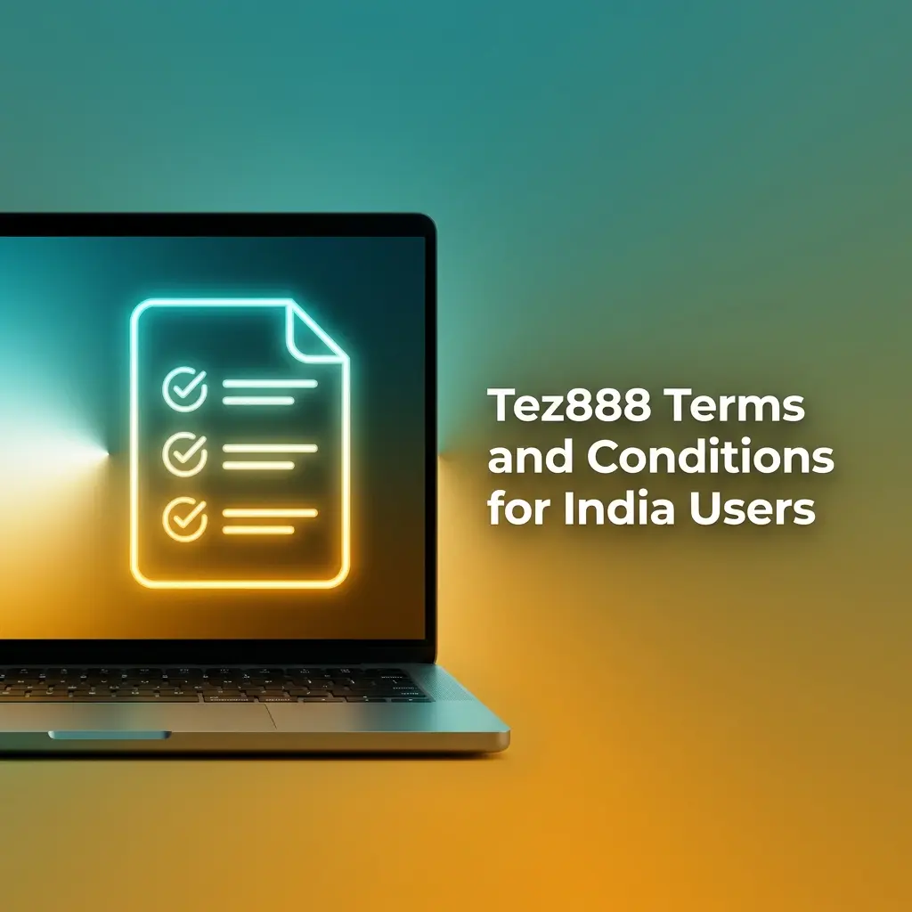 Tez888 terms and conditions for Indian users covering eligibility, bonuses, withdrawals, and account policies