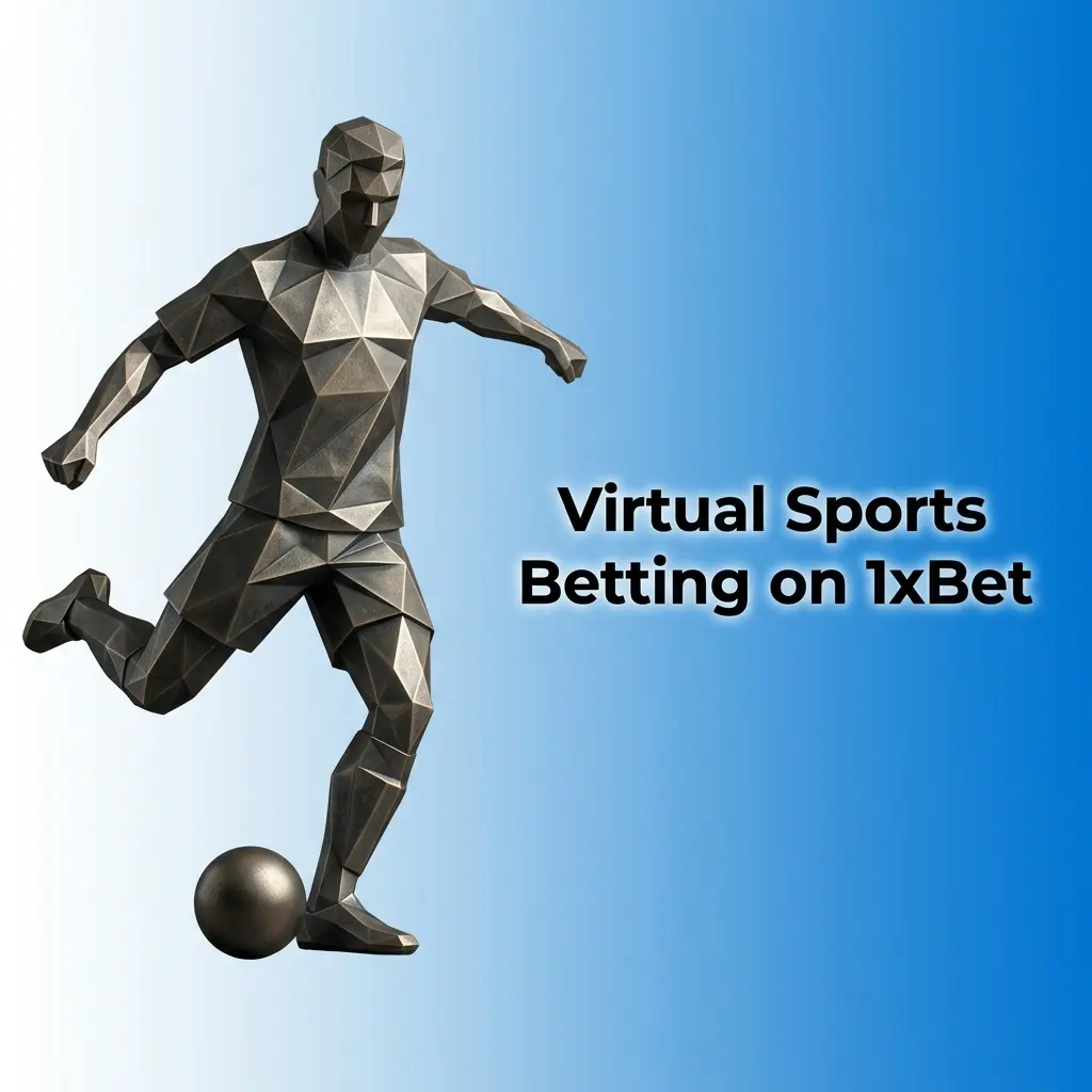 Virtual sports betting on 1xBet including football, horse racing, basketball, and cricket with RNG results