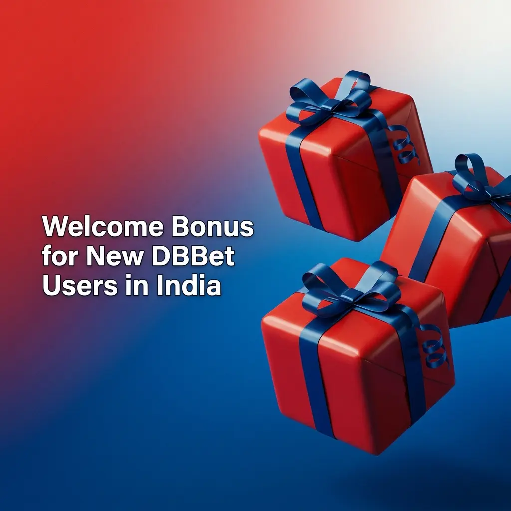 DBBet welcome bonus for new India users offering 100% first deposit match up to ₹10,948 via app registration