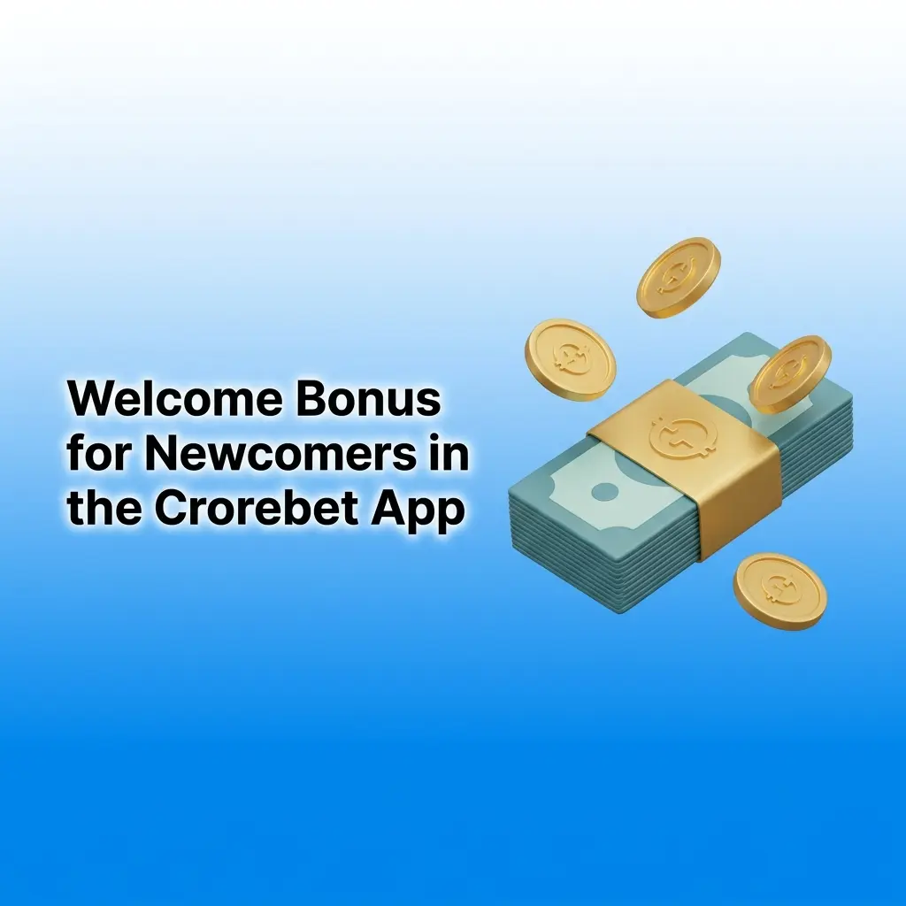Crorebet app welcome bonus offering 700% on first deposit up to ₹20,000 INR for new Android and iOS users in India